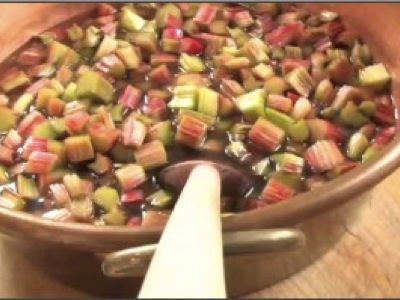 faire de la confiture de rhubarbe - recette