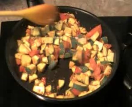 préparer un massala de courgettes aux épices