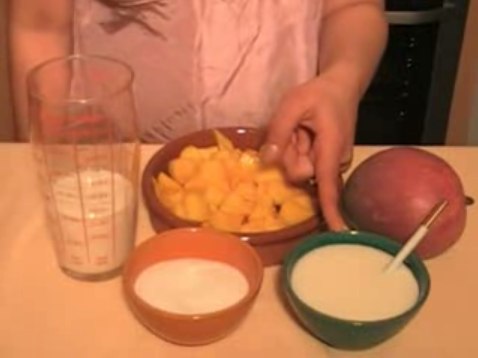 faire une crème indienne à la mangue