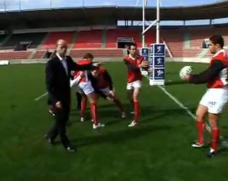 apprendre la passe au rugby