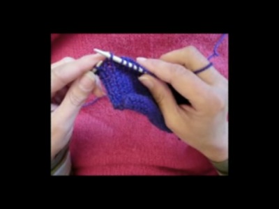 faire une diminution de son tricot - le jeté