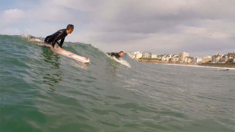 apprendre le surf : les règles de priorité