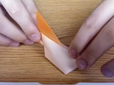 faire un poisson rouge en origami