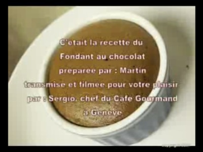 faire un fondant au chocolat